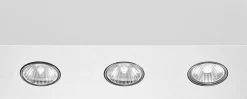 Sklep Kaja Biała lampa z nieruchomymi światłami GU10 5575 CARSON | Kaja* Plafony Nowoczesne