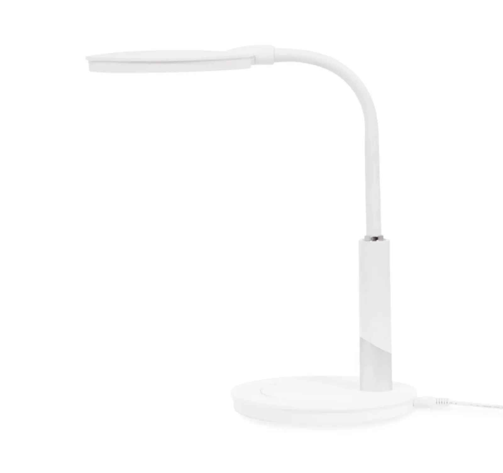 Sklep Kaja Biała lampka biurkowa, LED 10W, neutralna K-BL1237 BIAŁY z serii DINO* Lampki Biurkowe|Lampy Led