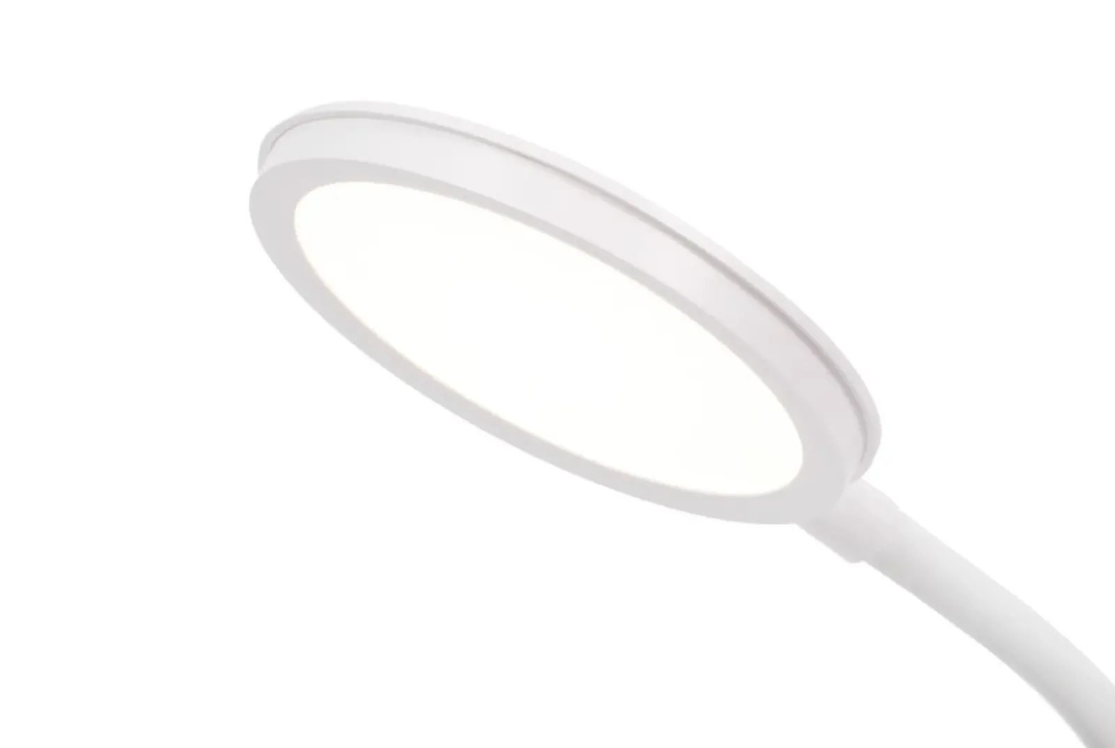 Sklep Kaja Biała lampka biurkowa, LED 10W, neutralna K-BL1237 BIAŁY z serii DINO* Lampki Biurkowe|Lampy Led