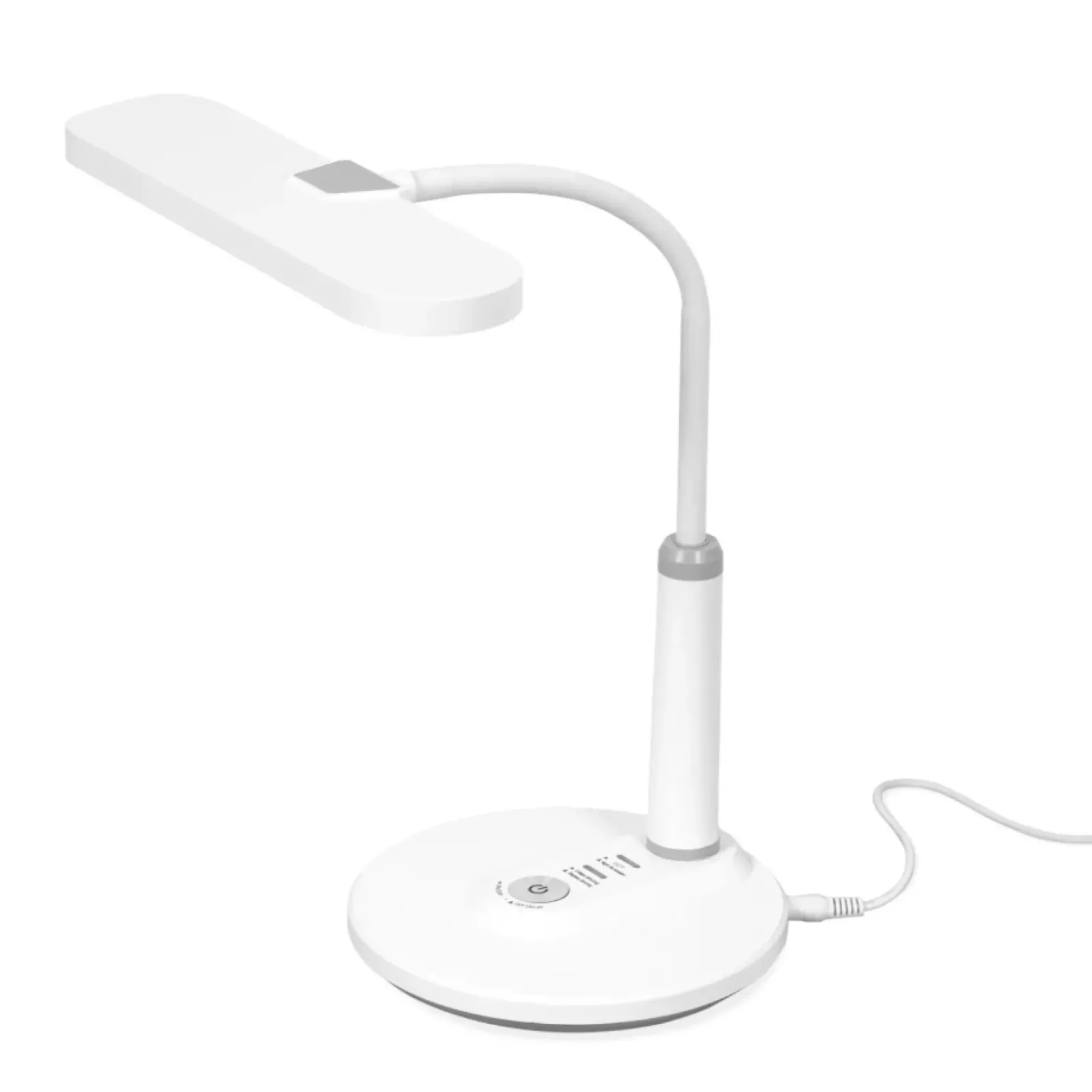 Sklep Kaja Biała lampka biurkowa, ruchome ramię K-BL1185 BIAŁY z serii DAFI* Lampki Biurkowe|Lampy Led