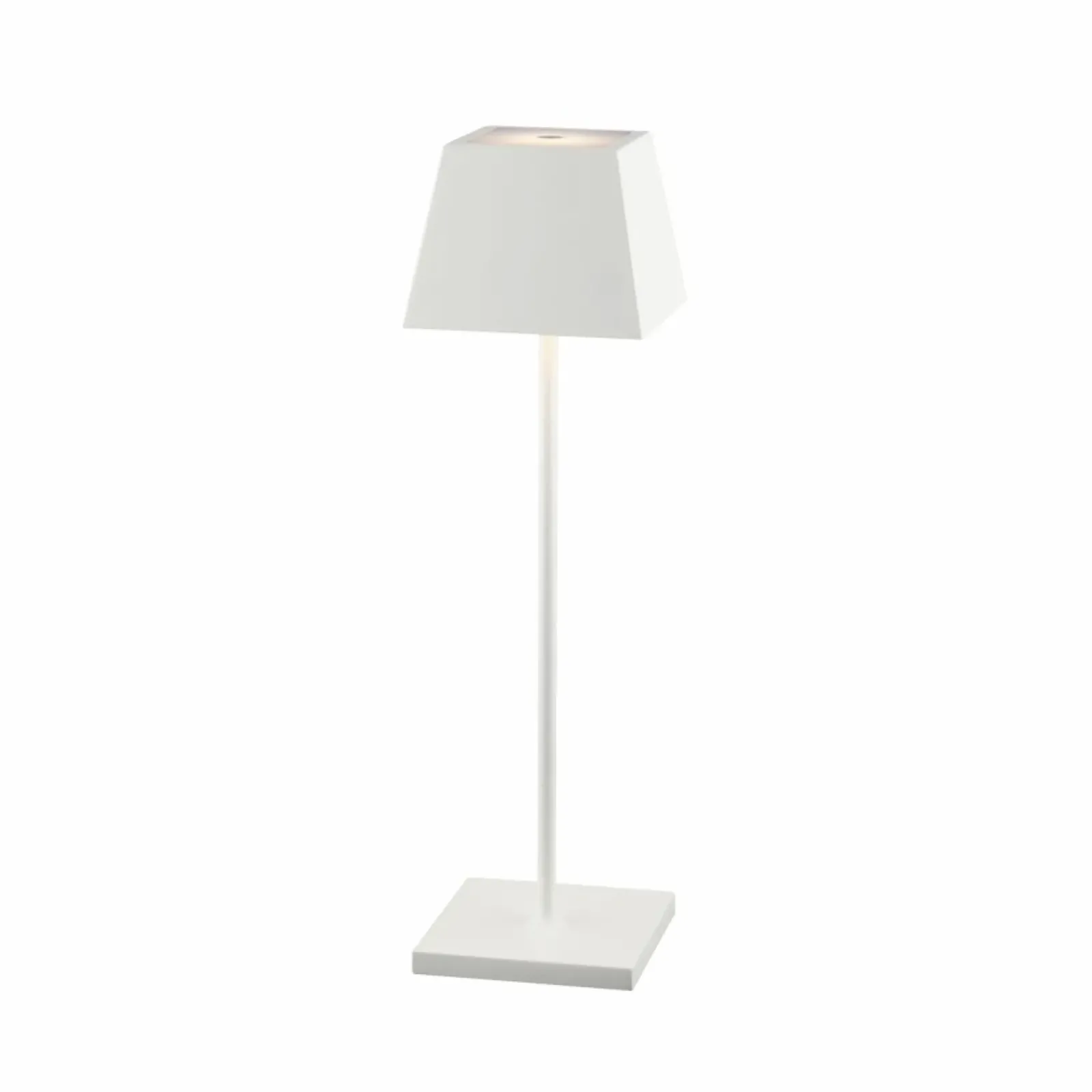 Sklep Kaja Biała lampka nocna ze zintegrowanym LED-em 8397 | Kaja Oświetlenie* Nowoczesne Lampki Stołowe
