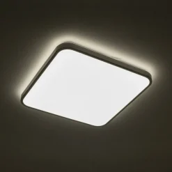 Sklep Kaja Biała, ledowa lampa IP44 43,5x43,5cm 3000K 10991 AGNES LED | Kaja* Lampy Do Łazienki|Plafony Nowoczesne