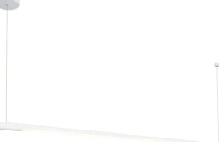Sklep Kaja Biała, ledowa lampa nad stół 150cm MX P0361 ORGANIC P | Kaja Online