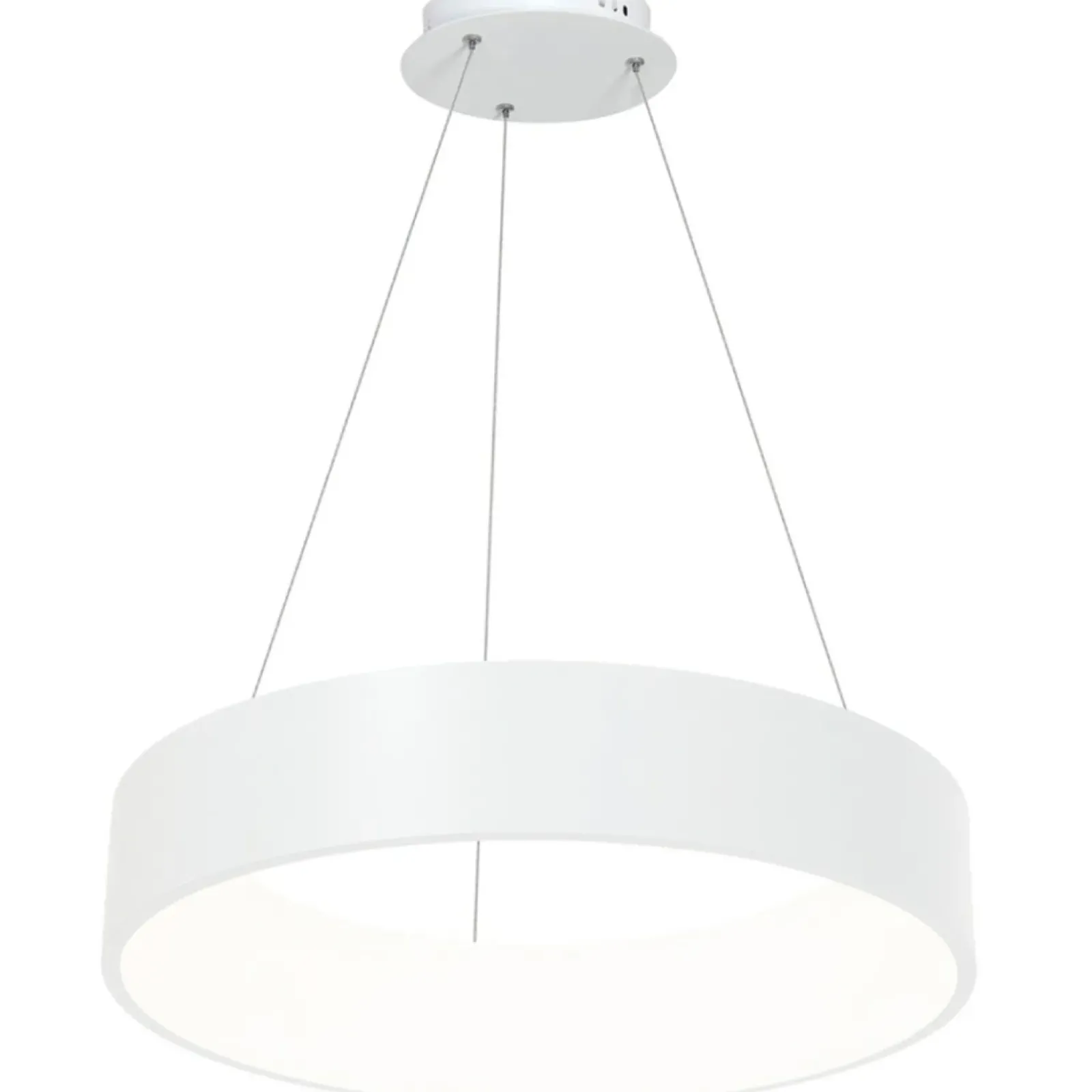 Sklep Kaja Biała, ledowa lampa wisząca, regulowana wysokość ML6357 z serii OHIO | Kaja Oświ Store