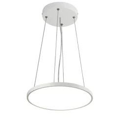 Sklep Kaja Biała, ledowa lampa wisząca ⌀23 PND-72836-230R-18W-WH ALATA | Kaja Cheap