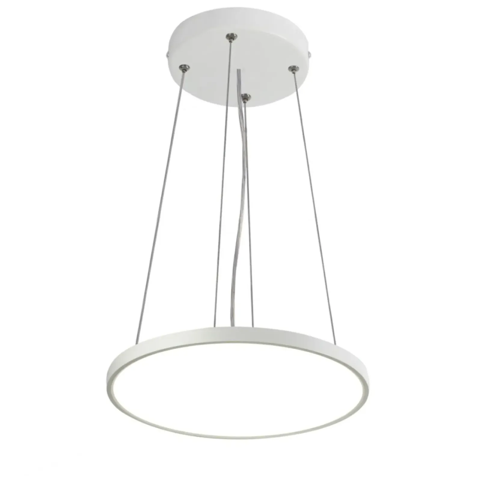 Sklep Kaja Biała, ledowa lampa wisząca ⌀23 PND-72836-230R-18W-WH ALATA | Kaja Cheap