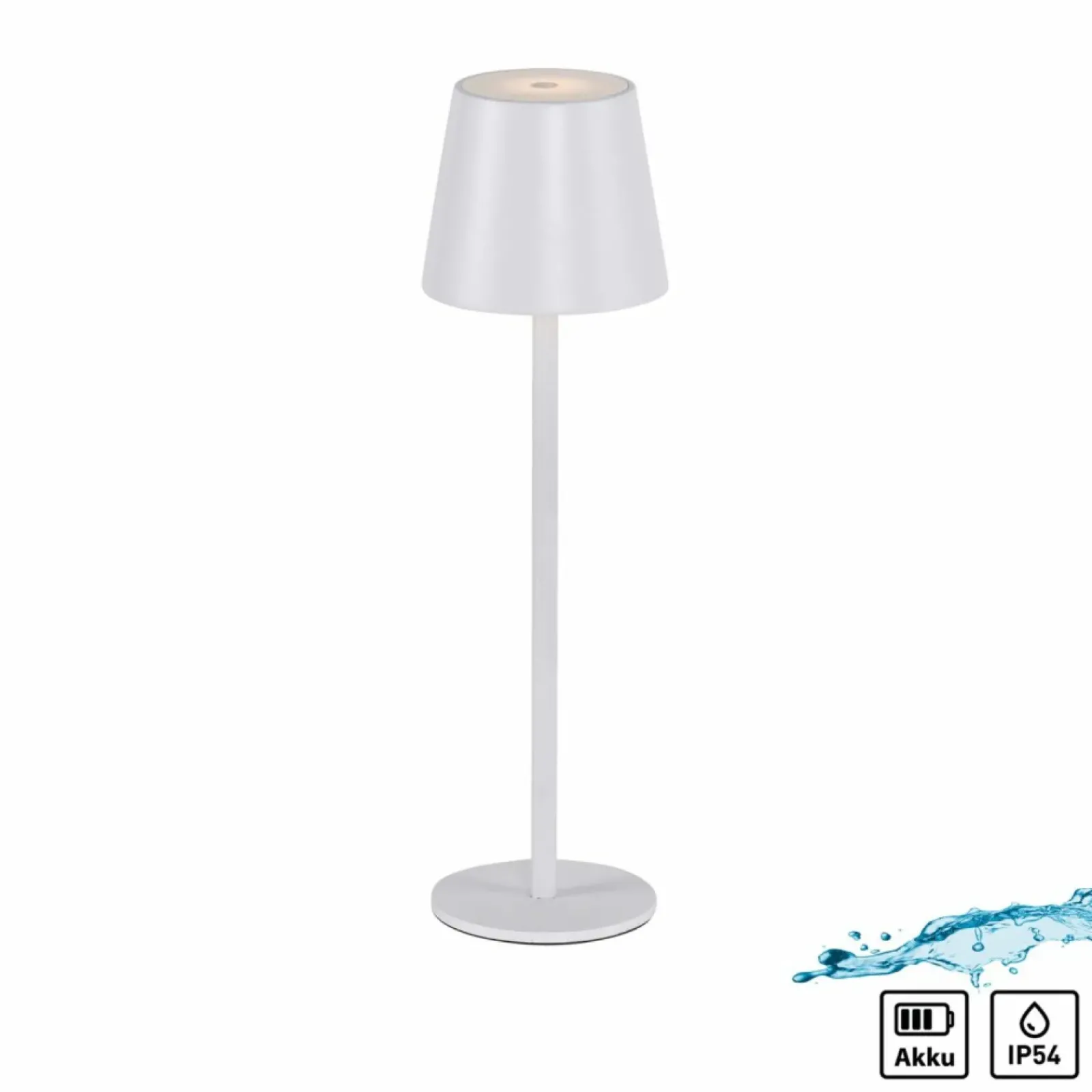 Sklep Kaja Biała, ledowa lampka na szafkę nocną 19250-16 EURIA | Kaja Oświetlenie* Lampki Biurkowe|Lampy Led