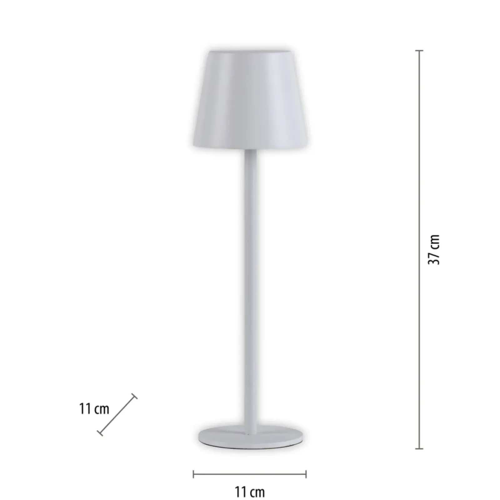 Sklep Kaja Biała, ledowa lampka na szafkę nocną 19250-16 EURIA | Kaja Oświetlenie* Lampki Biurkowe|Lampy Led