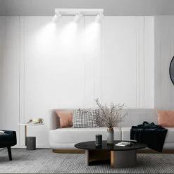 Sklep Kaja Biała listwa sufitowa z reflektorami LP-731/3W WH SNOW | Kaja Fashion