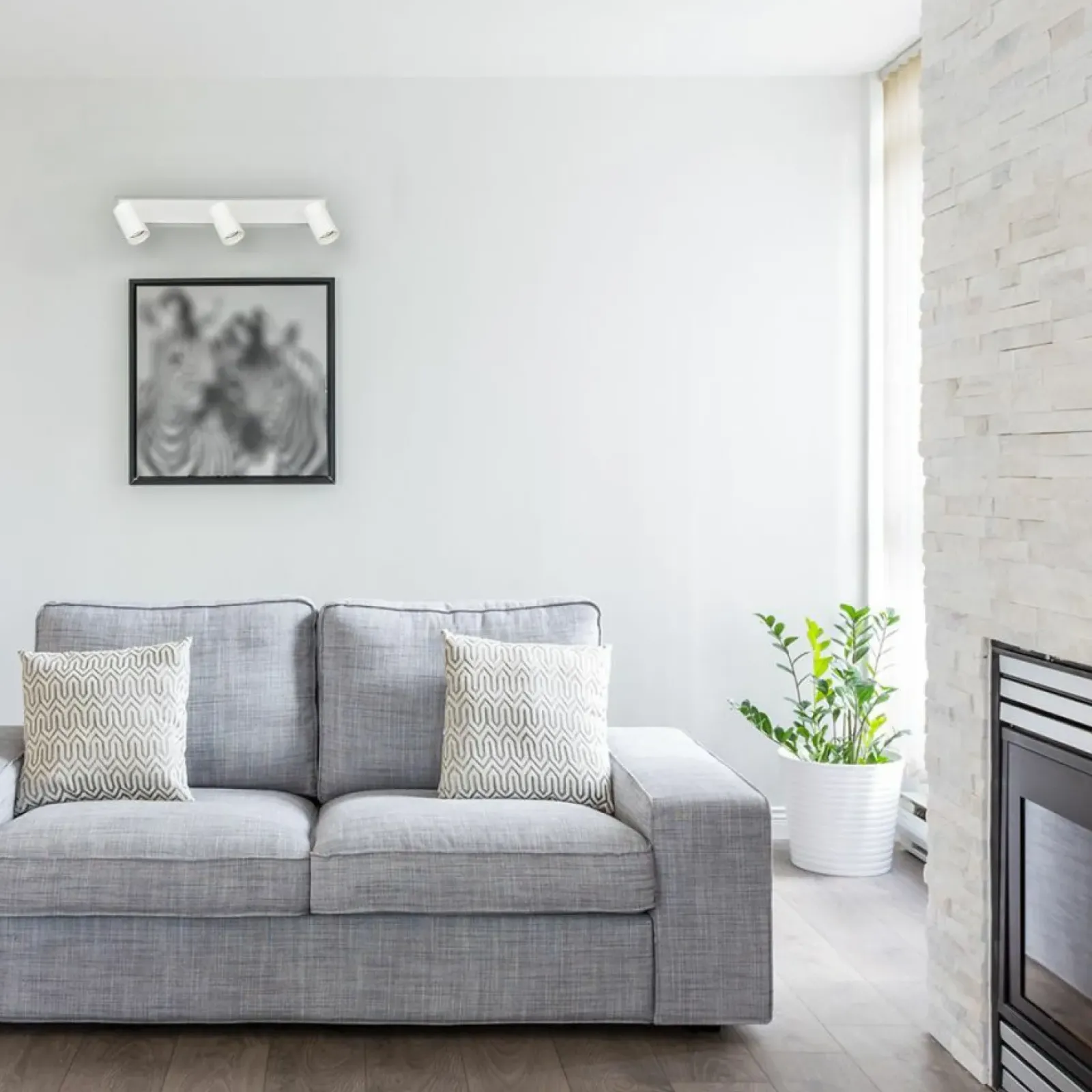 Sklep Kaja Biała listwa, świecący brzeg i reflektory LP-0612/3WS WH PARMA | Kaja Store