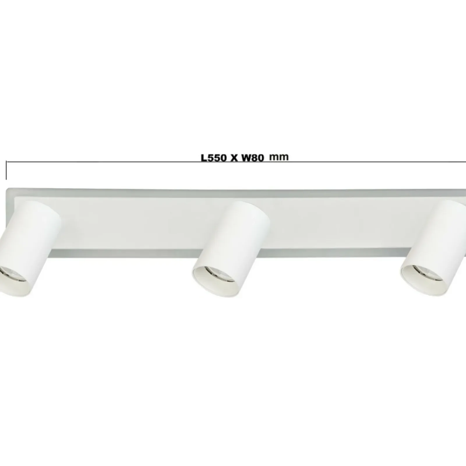 Sklep Kaja Biała listwa, świecący brzeg i reflektory LP-0612/3WS WH PARMA | Kaja Store