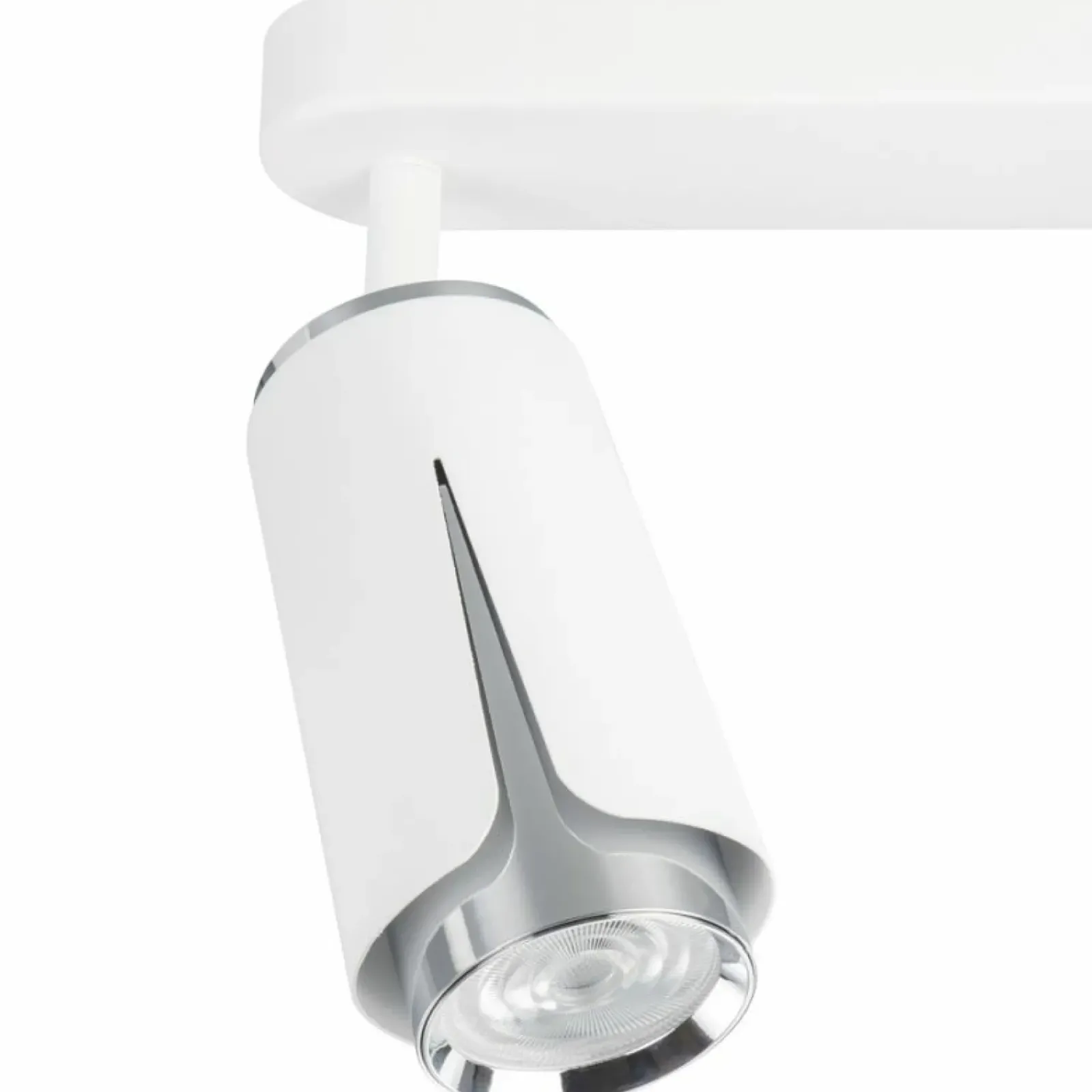 Sklep Kaja Biała listwa z dekoracyjnymi reflektorami ML0273 FLOWER | Kaja Store