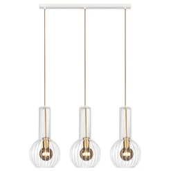 Sklep Kaja Biała listwa z drucianymi lampami K-4526 ARVI WHITE | Kaja Oświetlenie Sale