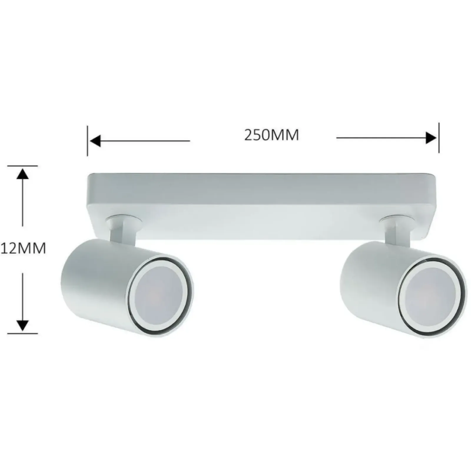Sklep Kaja Biała listwa z reflektorami, tubami LP-731/2W WH SNOW | Kaja Online