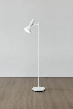Sklep Kaja Biała, minimalistyczna lampa podłogowa 108687 METRO | Kaja Oświetlenie* Tradycyjne Lampy Podłogowe