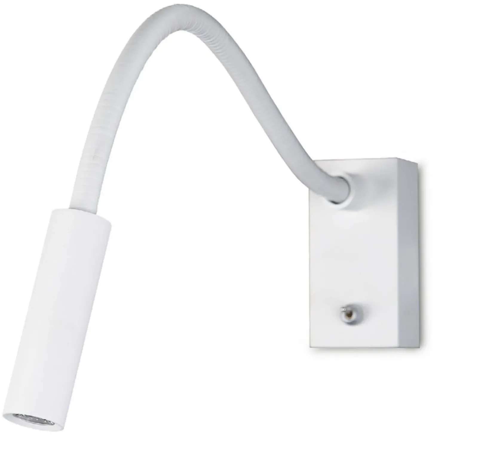 Sklep Kaja Biała, minimalistyczna lampa ścienna MX W0047 RIDER | Kaja Oświetlenie* Lampy Led