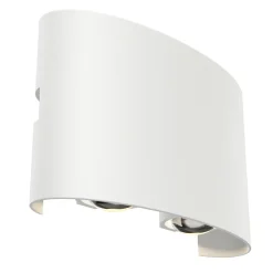 Sklep Kaja Biała, minimalistyczna lampa elewacyjna 12cm O417WL-L4W3K STRATO* Kinkiety Ogrodowe