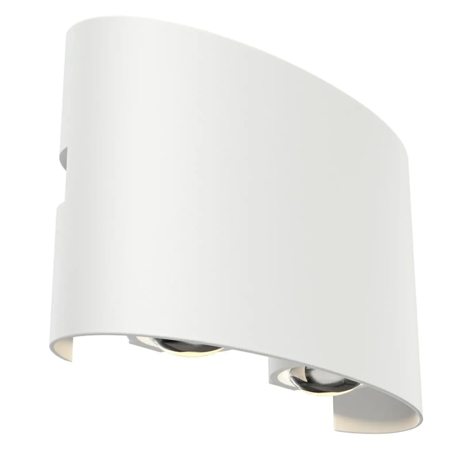 Sklep Kaja Biała, minimalistyczna lampa elewacyjna 12cm O417WL-L4W3K STRATO* Kinkiety Ogrodowe