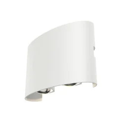 Sklep Kaja Biała, minimalistyczna lampa elewacyjna 12cm O417WL-L4W3K STRATO* Kinkiety Ogrodowe