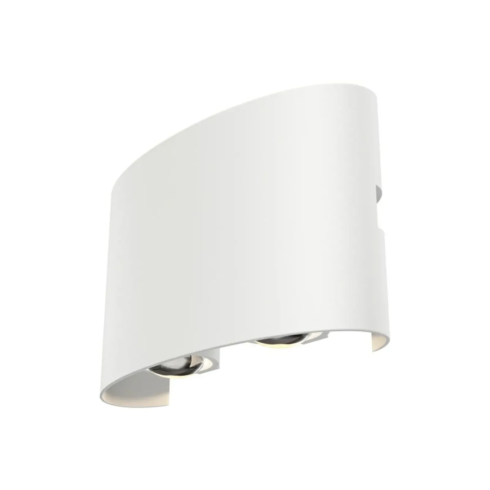 Sklep Kaja Biała, minimalistyczna lampa elewacyjna 12cm O417WL-L4W3K STRATO* Kinkiety Ogrodowe