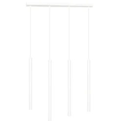Sklep Kaja Biała niesymetryczna lampa wisząca na listwie 553/4 | Kaja Oświetlenie biały Store