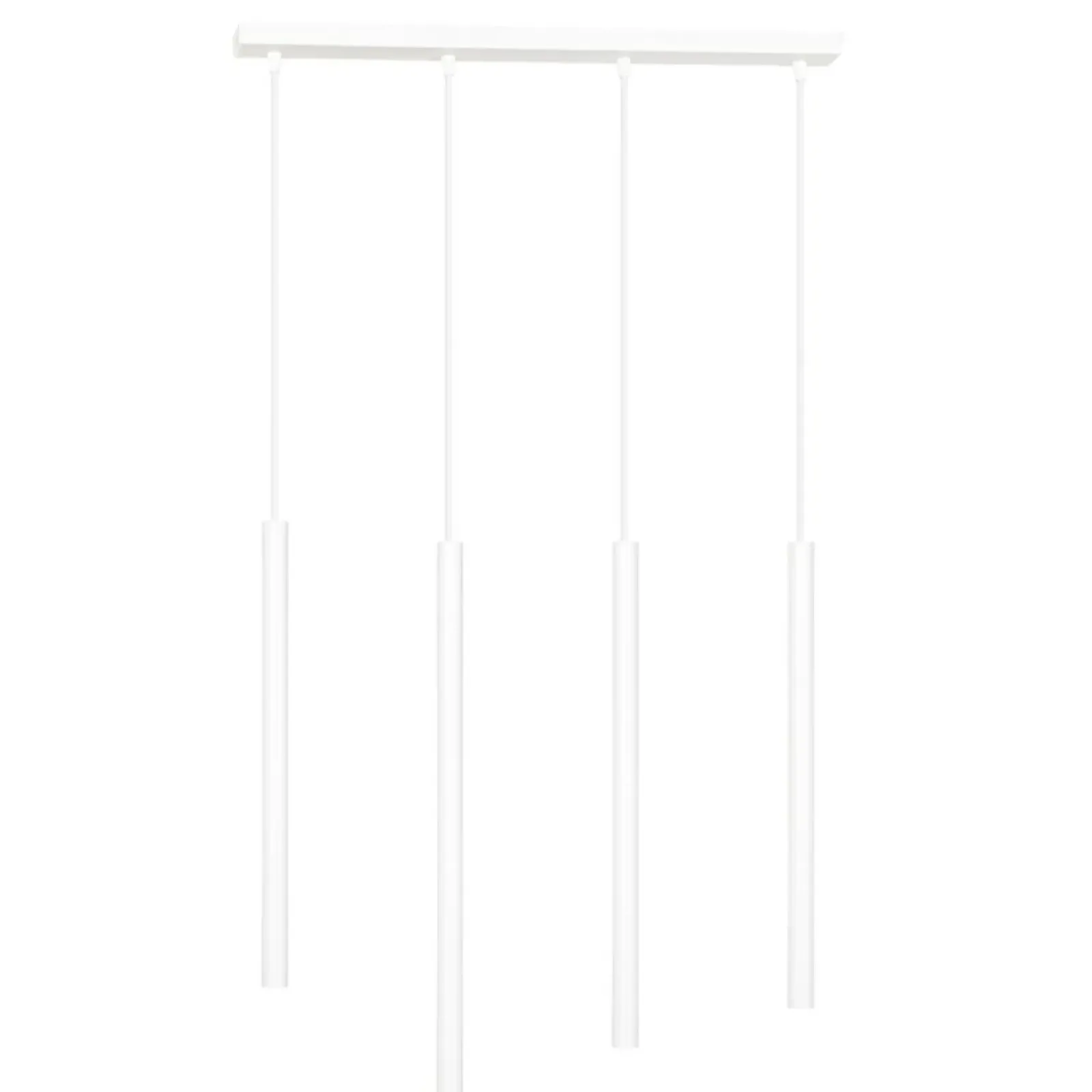 Sklep Kaja Biała niesymetryczna lampa wisząca na listwie 553/4 | Kaja Oświetlenie biały Store