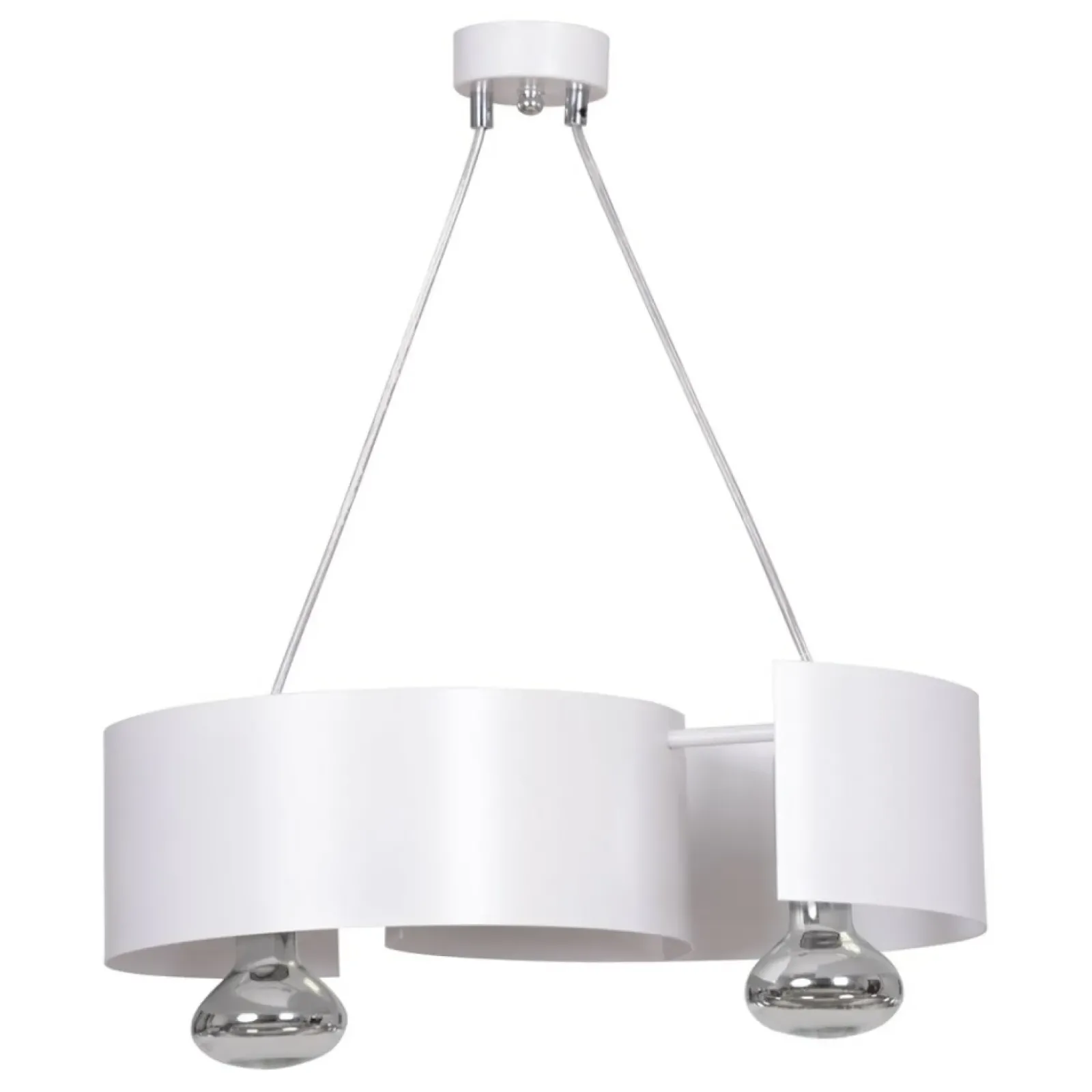 Sklep Kaja Biała, nietypowa lampa wisząca do sypialni 306/2 VIXON | Kaja Flash Sale