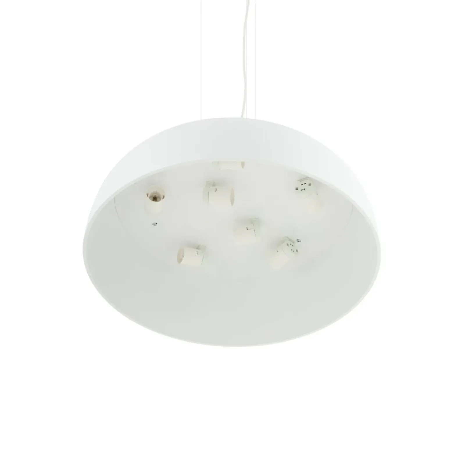 Sklep Kaja Biała, nowoczesna lampa wisząca ⌀58cm 11233 SATELLITE | Kaja Cheap