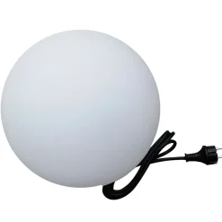 Sklep Kaja Biała, ogrodowa kula świecąca ⌀40cm LP-JH-1095-450 GAJA | Kaja* Lampy Ogrodowe Stojące