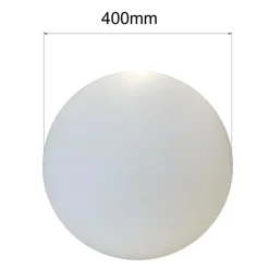 Sklep Kaja Biała, ogrodowa kula świecąca ⌀40cm LP-JH-1095-450 GAJA | Kaja* Lampy Ogrodowe Stojące
