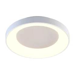 Sklep Kaja Biała, okrągła lampa sufitowa LED MX4019-1M-3WT CAMERON | Kaja* Plafony Nowoczesne|Lampy Led