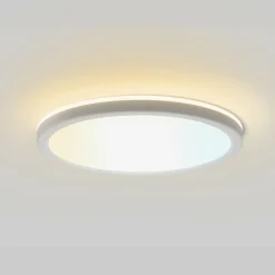 Sklep Kaja Biała, okrągła lampa sufitowa ⌀30 PLF-63452-300R-28W-WH CORTE | Kaja* Lampy Led|Plafony Nowoczesne