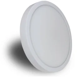 Sklep Kaja Biała, okrągła, ledowa lampa ⌀40 LP-2526/1C-40 WH LORIA | Kaja* Lampy Led|Plafony Nowoczesne