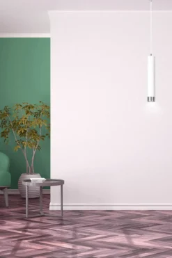 Sklep Kaja Biała pasująca do każdego wnętrza lampa wisząca 641/1 | Kaja Cheap