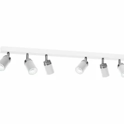 Sklep Kaja Biała, podłużna lampa sufitowa z reflektorami LX 5140 z serii RENO Clearance