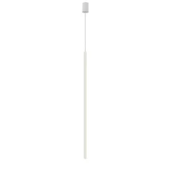 Sklep Kaja Biała pojedyncza lampa wisząca w kształcie tuby 8435 | Kaja biały Cheap