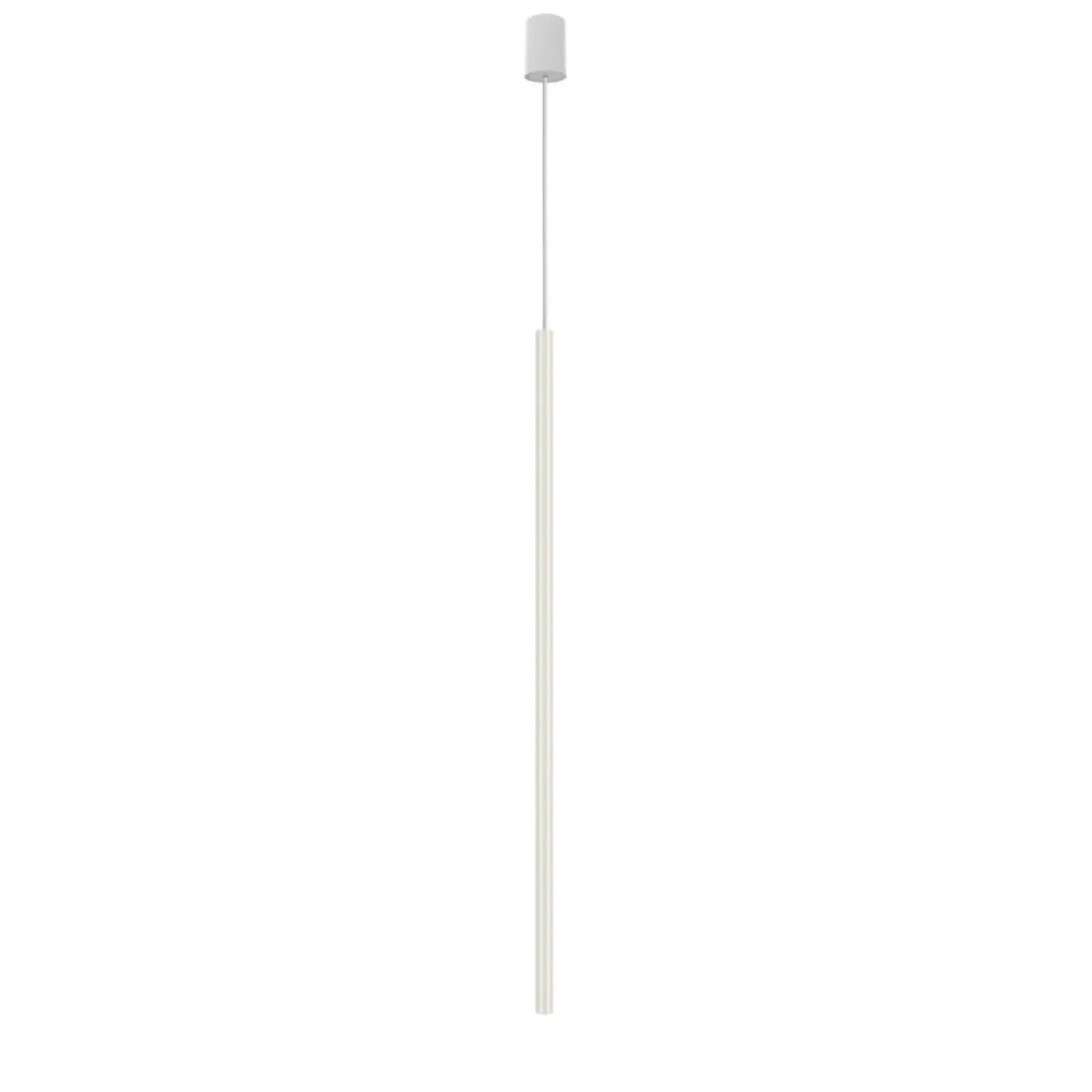 Sklep Kaja Biała pojedyncza lampa wisząca w kształcie tuby 8435 | Kaja biały Cheap