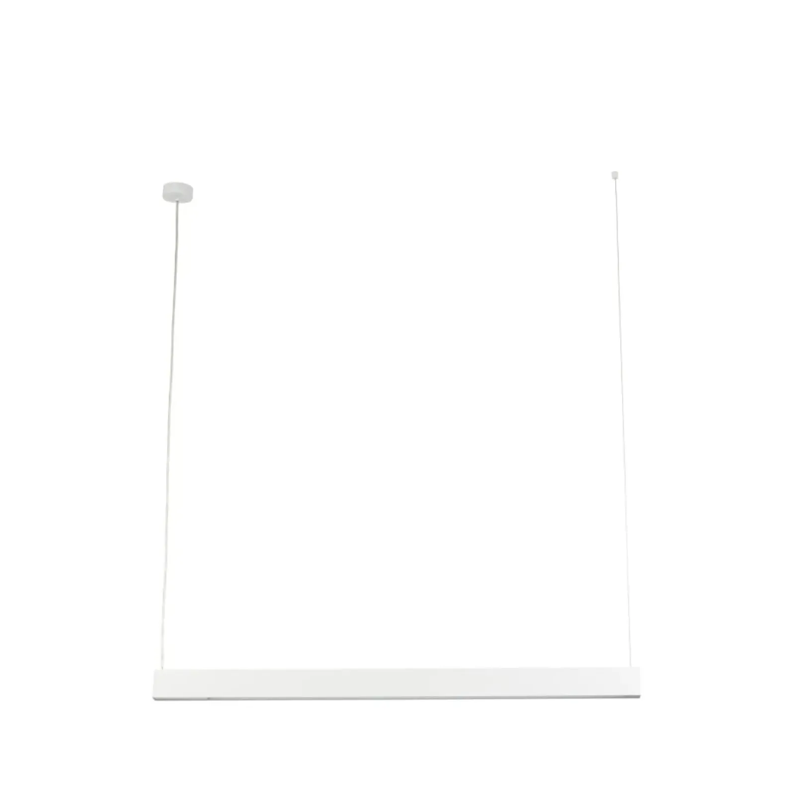 Sklep Kaja Biała, pozioma listwa LED na zwisach TK 18079 LUXE WHITE | Kaja Outlet