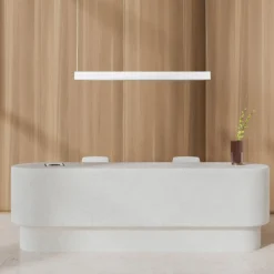Sklep Kaja Biała, pozioma listwa LED na zwisach TK 18079 LUXE WHITE | Kaja Outlet