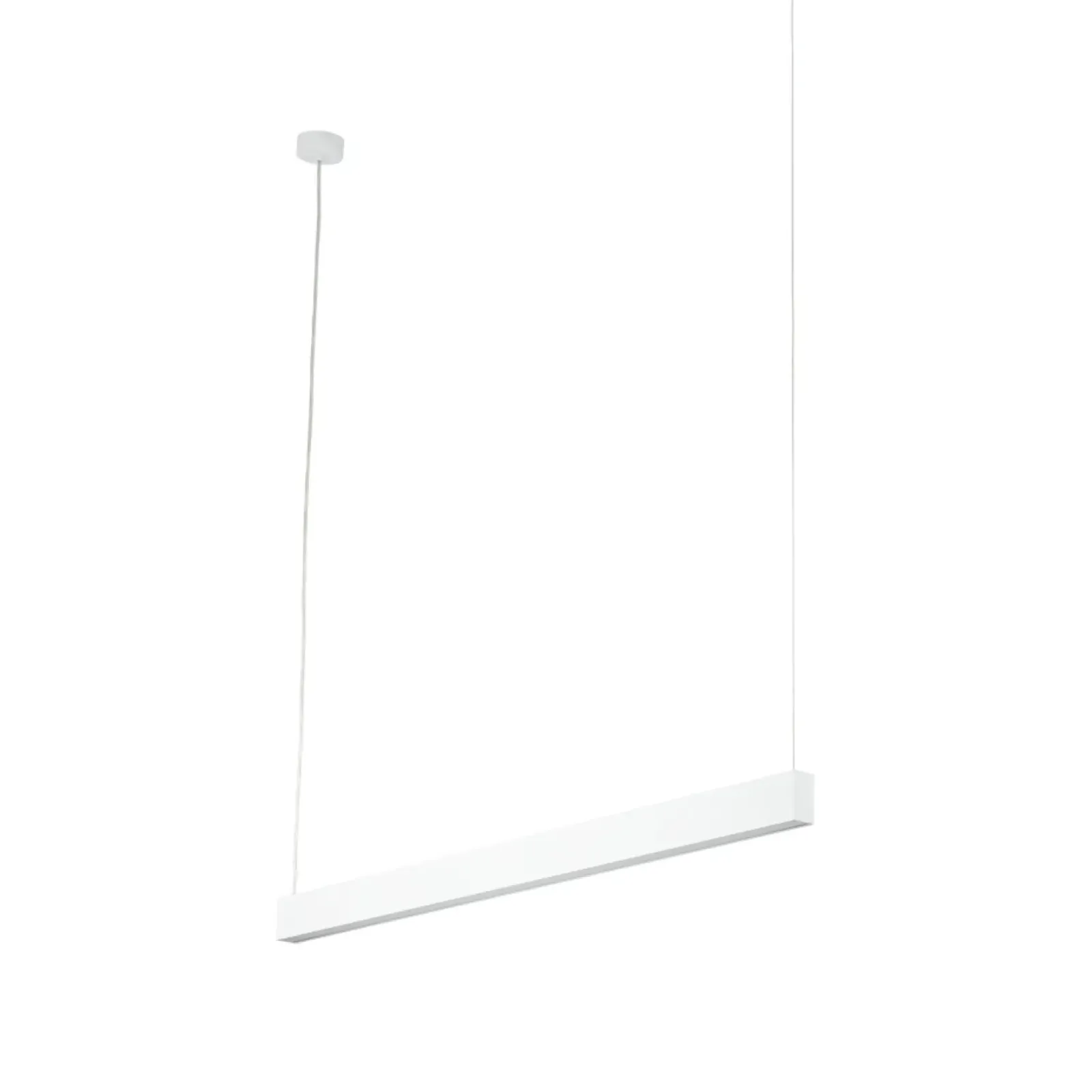 Sklep Kaja Biała, pozioma listwa LED na zwisach TK 18079 LUXE WHITE | Kaja Outlet