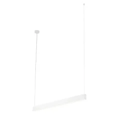 Sklep Kaja Biała, pozioma listwa LED na zwisach TK 18079 LUXE WHITE | Kaja Outlet
