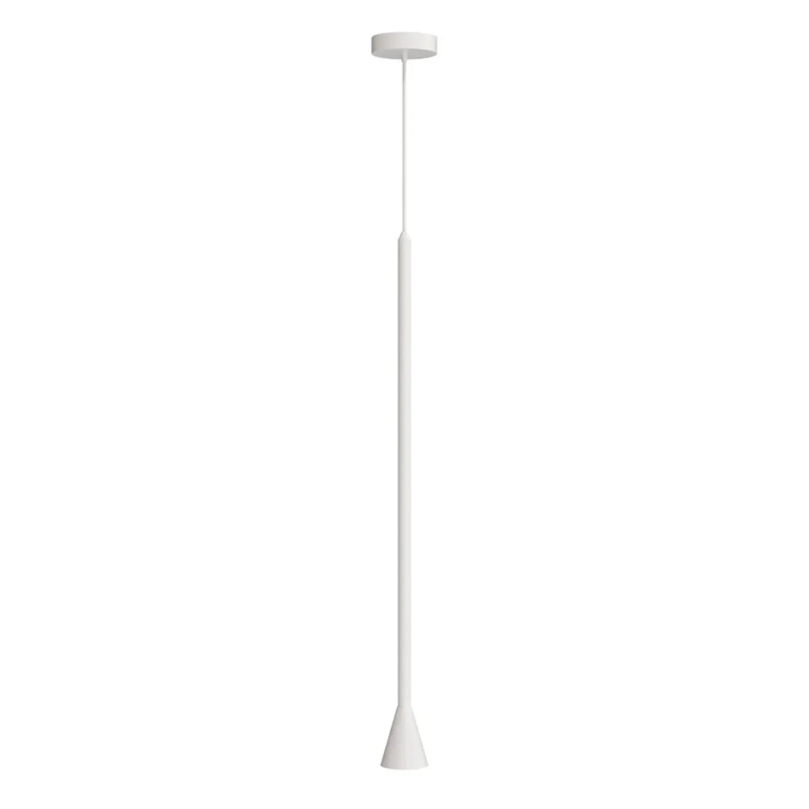 Sklep Kaja Biała, stożkowa lampa wisząca nad wyspę P064PL-01W z serii ARROW biały New
