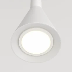Sklep Kaja Biała, stożkowa lampa wisząca nad wyspę P064PL-01W z serii ARROW biały New