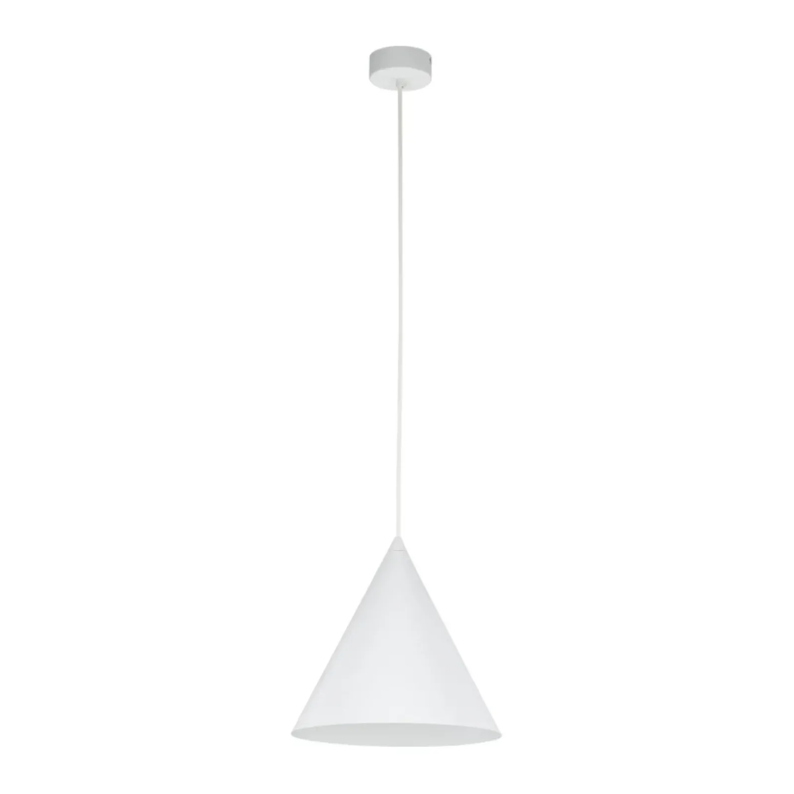 Sklep Kaja Biała, stożkowa lampa wisząca do kuchni ⌀25cm TK 10008 CONO | Kaja Hot