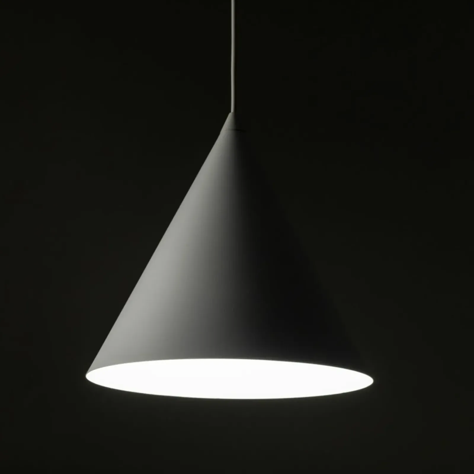 Sklep Kaja Biała, stożkowa lampa wisząca do kuchni ⌀25cm TK 10008 CONO | Kaja Hot