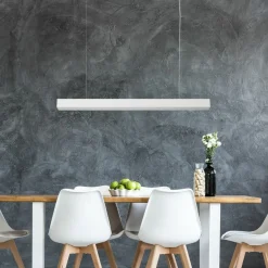 Sklep Kaja Biała, szeroka lampa LED 120cm LP-1201/1P L WH SMART MIRA L | Kaja Best Sale