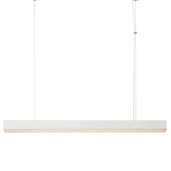 Sklep Kaja Biała, szeroka lampa LED 120cm LP-1201/1P L WH SMART MIRA L | Kaja Best Sale