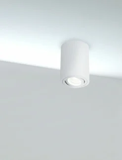 Sklep Kaja Biała tuba natynkowa, spot do kuchni C016CL-01W ALFA | Kaja* Plafony Nowoczesne