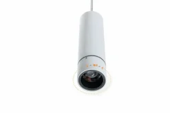 Sklep Kaja Biała wąska lampa wisząca LED nad stół AZ4068 GALILEO | Kaja biały Clearance