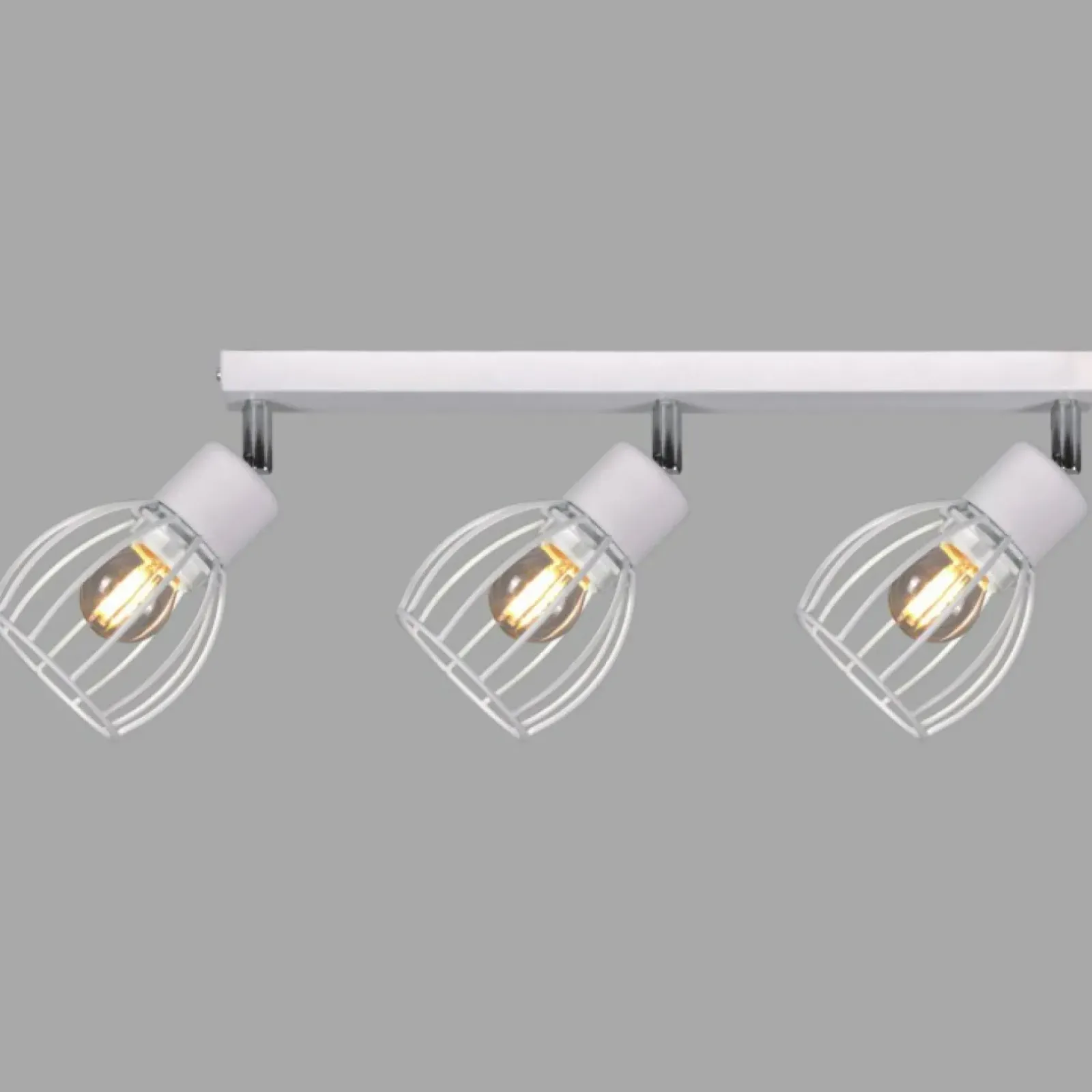 Sklep Kaja Białe, druciane lampy na listwie K-4576 MIKA WHITE | Kaja Oświetlenie biały Shop